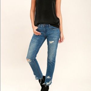 BLANK NYC Crop Boyfriend Jeans 27 NWT